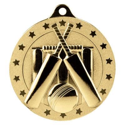 Cascade Stars Cricket 50mm Medal