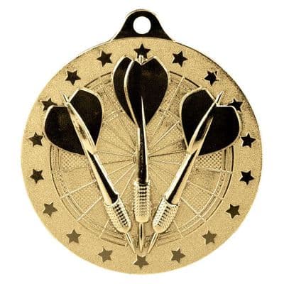 Cascade Stars Darts 50mm Medal
