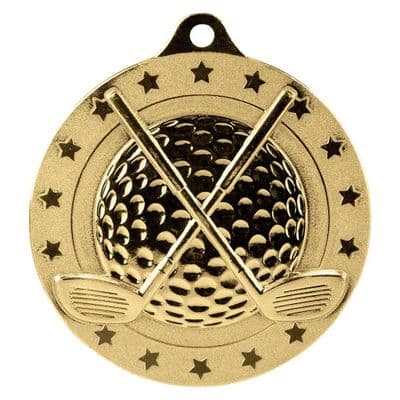 Cascade Stars Golf 50mm Medal