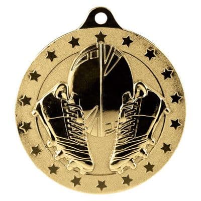 Cascade Stars Rugby 50mm Medal