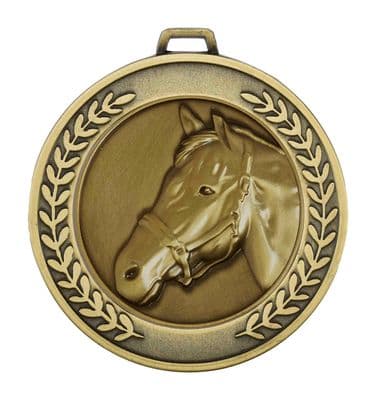 Classic Presentation Equestrian Medal 70mm