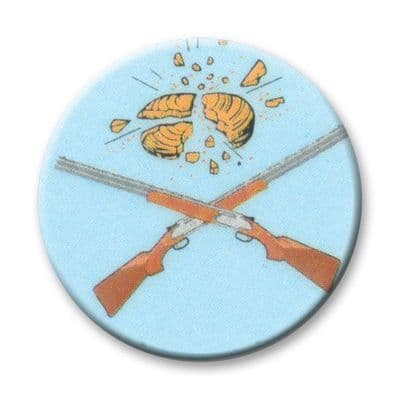 Clay Pigeon Vinyl 25mm Flat Centre - 5pcs