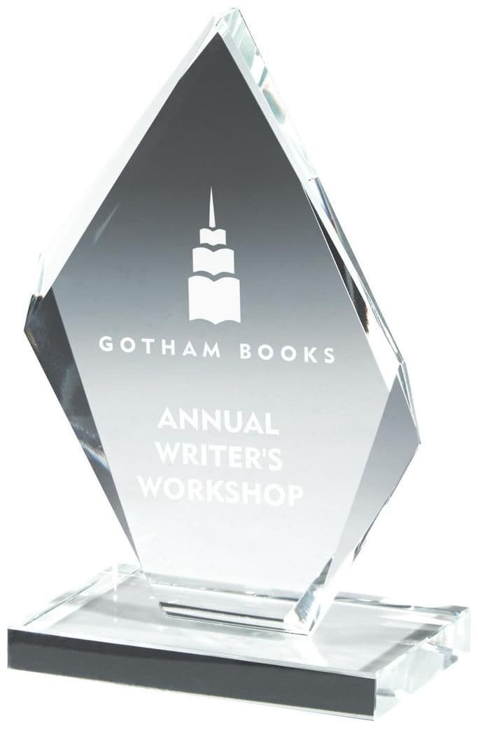 Clear Glass Iceberg Award 10mm Thick TrophyMaster UK