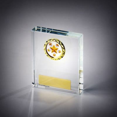 Clear Glass Mini Rectangle 90mm