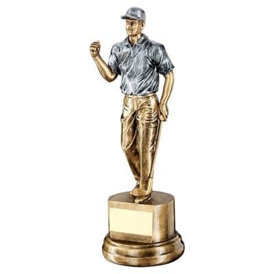 Clenched Fist Golfer Trophy