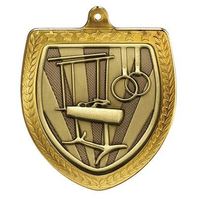 Cobra Gymnastics Shield Medal 75mm