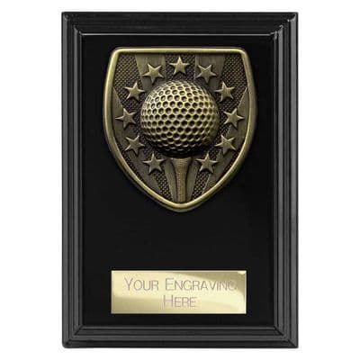 Cobra Plaque Golf Award Epic Black