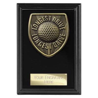 Cobra Plaque Golf Longest Drive Award Epic Black