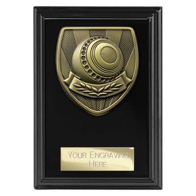 Cobra Plaque Lawn Bowls Award Epic Black