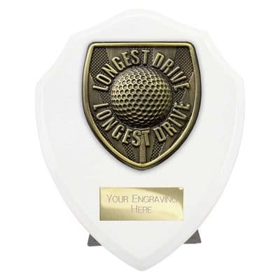 Cobra Shield Golf Longest Drive Award Arctic White