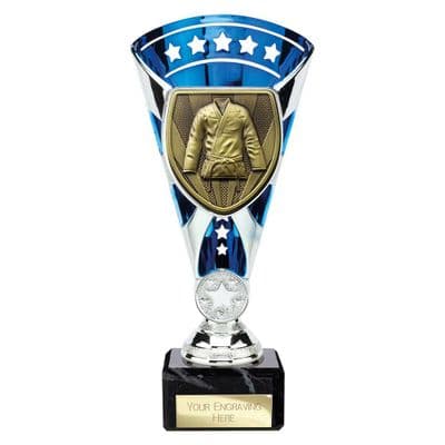 Cobra Star Cup Martial Arts Gee Silver & Blue