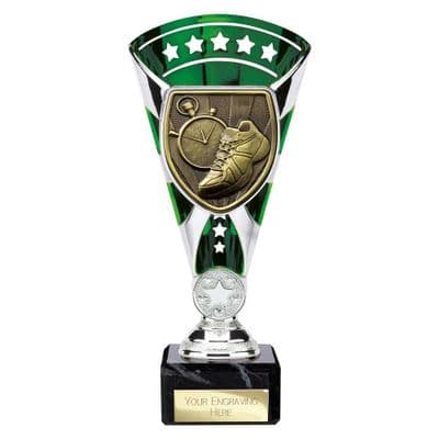 Cobra Star Cup Running Silver & Green