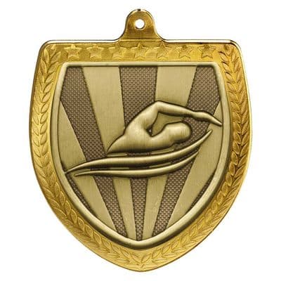 Cobra Swimming Shield Medal 75mm