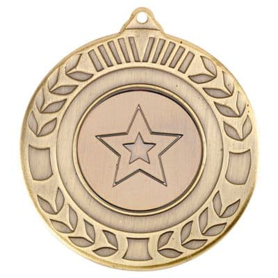 Contemporary Wreath Medal 50mm
