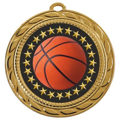 Cosmo Basketball 70mm Medal