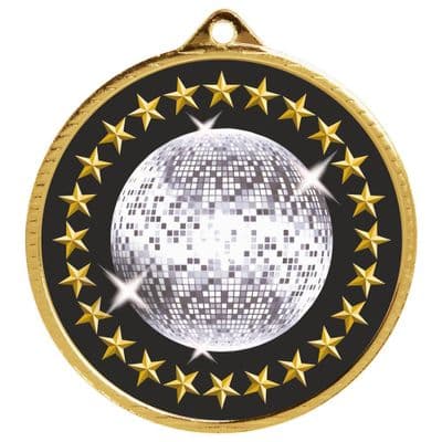 Cosmo Glitterball 55mm Medal
