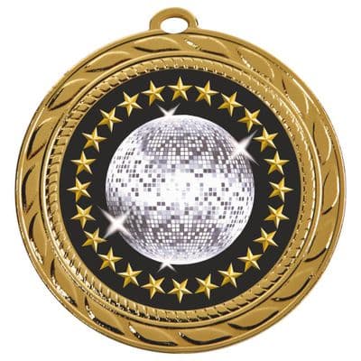 Cosmo Glitterball 70mm Medal