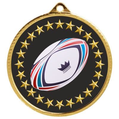 Cosmo Rugby 55mm Medal