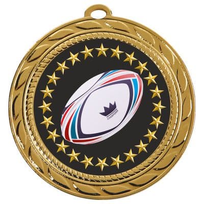 Cosmo Rugby 70mm Medal