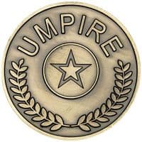 Cricket Umpire Medallion 70mm  in Black Medal Box | TrophyMaster UK