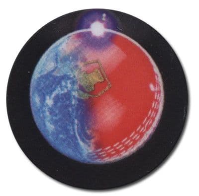 Cricket World Vinyl 25mm Flat Centre - 5pcs