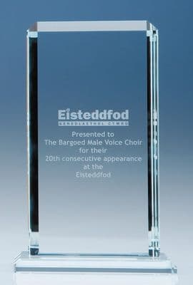 Crystaledge Clear Echo Award 229mm (9