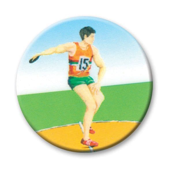 Discus Male Vinyl 25mm Flat Centre - 5pcs