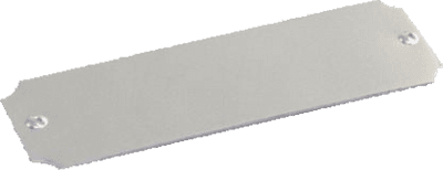 Dummy Pin Silver Record Shield with Engraving - 2 sizeas available