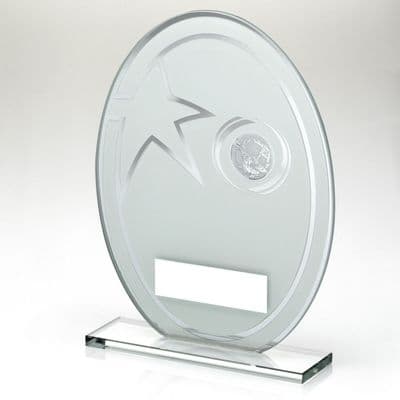 Elliptical Printed Glass with Golf Insert
