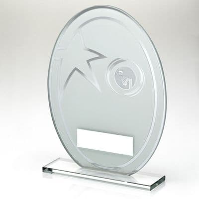Elliptical Printed Glass with Netball Insert