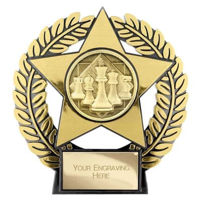 Emperor Star Chess Plaque 120mm