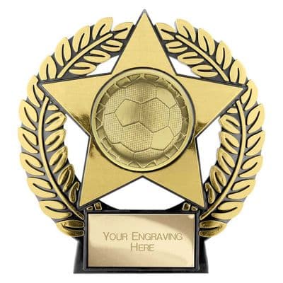 Emperor Star Football Plaque 120mm