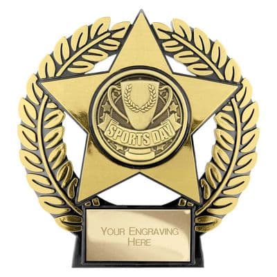 Emperor Star Sports Day Plaque 120mm