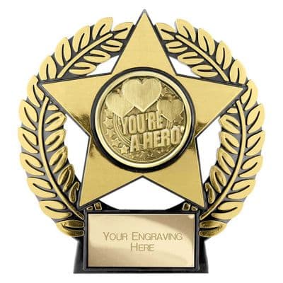Emperor Star You're a Hero Plaque 120mm
