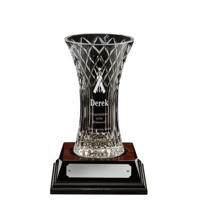 Eternity Crystal Vase with Base