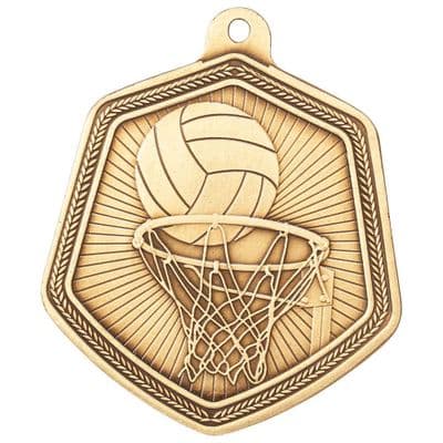 Falcon Netball Medal 65mm