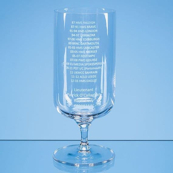Footed Beer Glass 0.4ltr | TrophyMaster UK