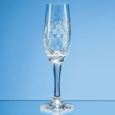 Glencoe Lead Crystal Panel Champagne Flute
