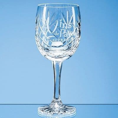 Glencoe Lead Crystal Panel Goblet
