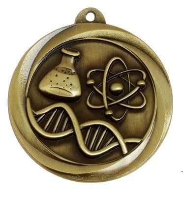 Globe Science 50mm Medal