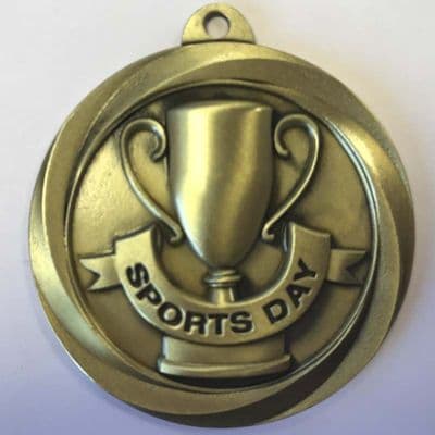 Globe Sports Day 50mm Medal