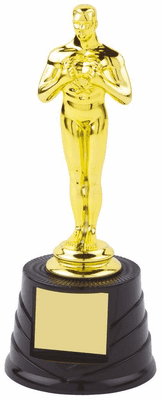 Gold Achievement Figure Trophy