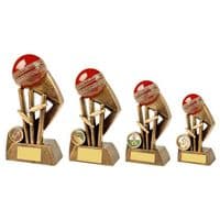 Heavyweight Gold Cricket Award | TrophyMaster UK