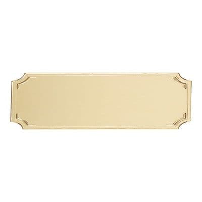 Gold Record Shield with Engraving  50 x 16mm