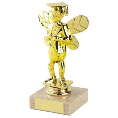 Gold Spelling Bee Trophy 150mm