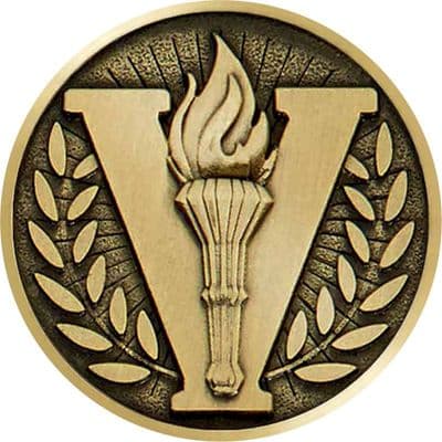 Gold Victory Flat Centre 5pcs