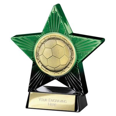 Green & Black Superstar Football Award