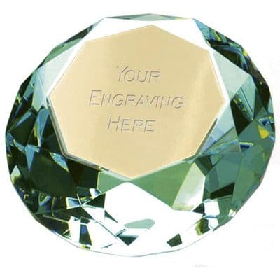 Green Clarity Diamond with Engraving Plate