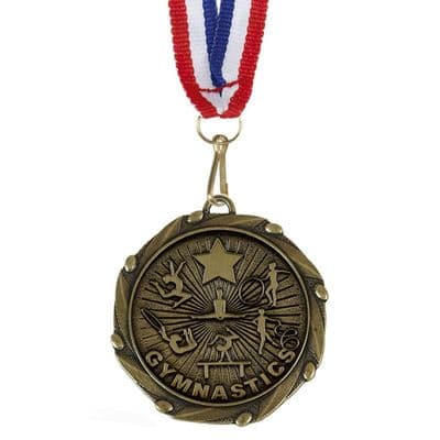 Gymnastics Female Combo Medal 45mm (1.8