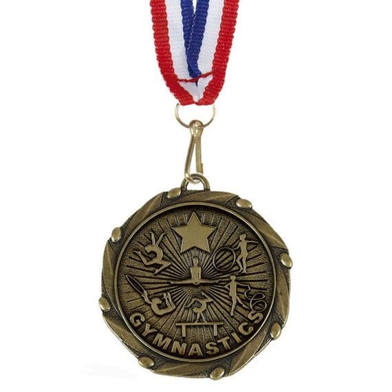 Gymnastics Female Combo Medal 45mm (1.8